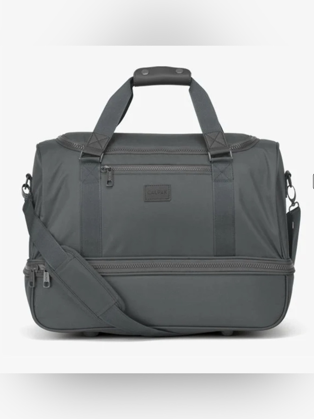CALPAK Stevyn Duffel Bag with Shoe Compartment Olive Green